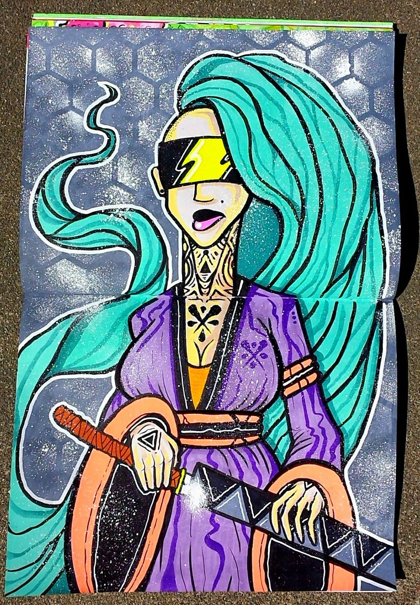 Turilla_cds's tweet photo. Samurai Davi #samurai #mtncolors #newschool #blackbook #turilla #copic #sharpie #sacramento #prisma https://t.co/WBcYYznoCk