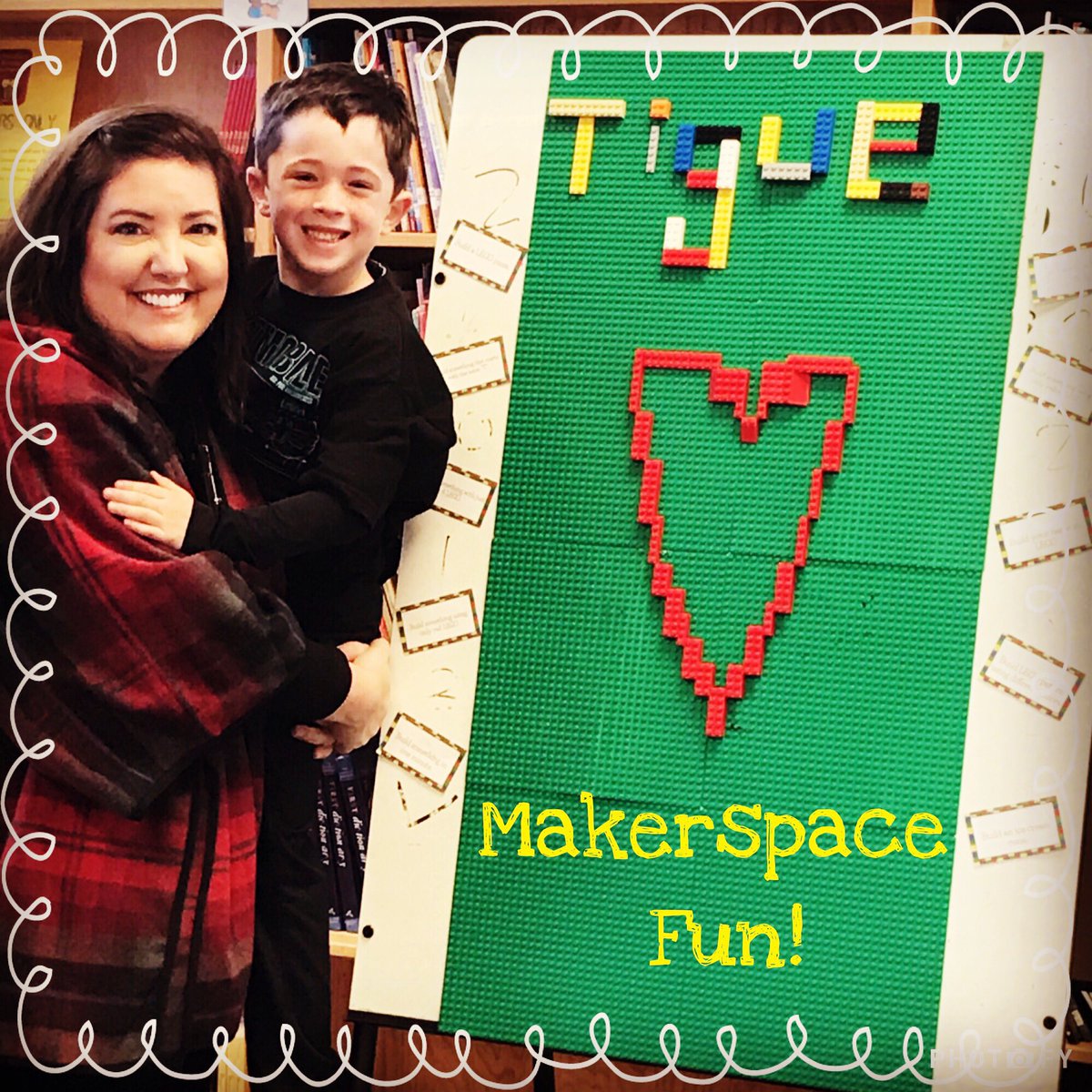 MrsTigue's tweet photo. We ❤ going to #makerspace in the library! #legos #playcreateexplore @Media_LES @TCBOE_LES https://t.co/msW1UpjdmH