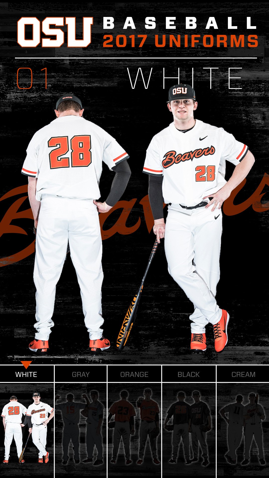 Oregon state beavers baseball jersey hotsell