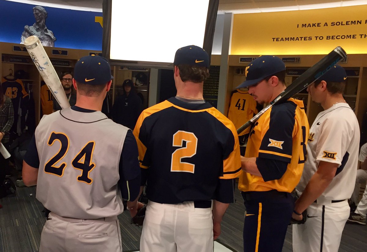 wvu baseball uniforms