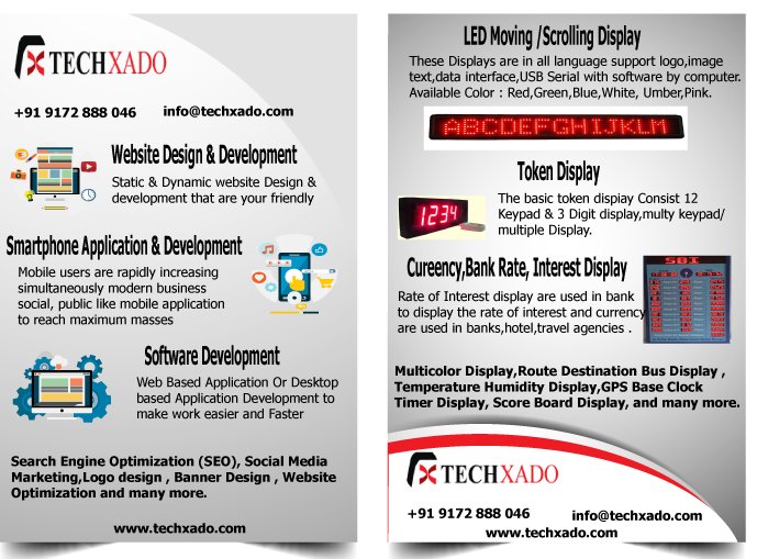 techxado's tweet image. Every Business Need Website.We are here to Make your presence online.our Services are #websitedevelopment #Appdevelopment #softwaredevelopme