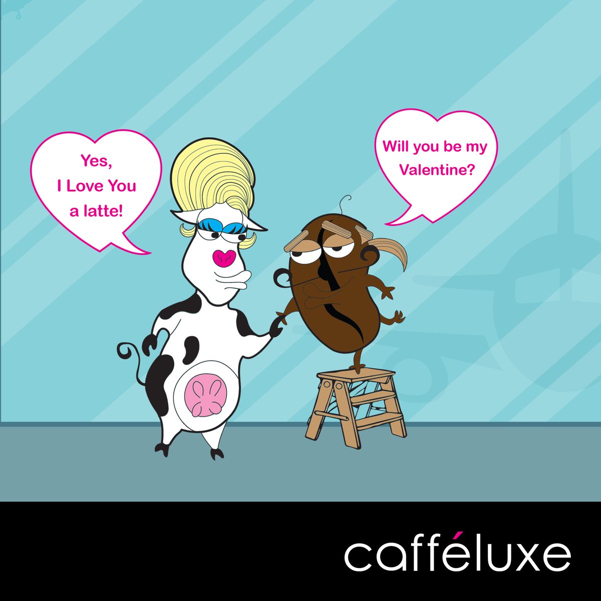 Happy Valentines Day from Milk &amp; Boon: our CUPple in Love!
There is no better way to say I love than with a delicious CUp of Cafféluxe #XOXO