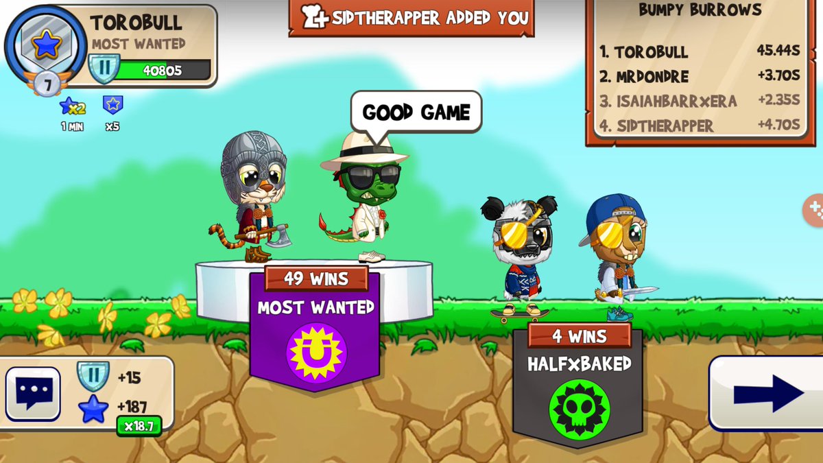 ToroBullSennin's tweet photo. Repping Most Wanted! #CogZilla #HeyItzWiro #OGFadedSlayer3 #MrDondre @TheFunRun #FunRunArena #FunRunMostWanted https://t.co/NL34XXNaJN