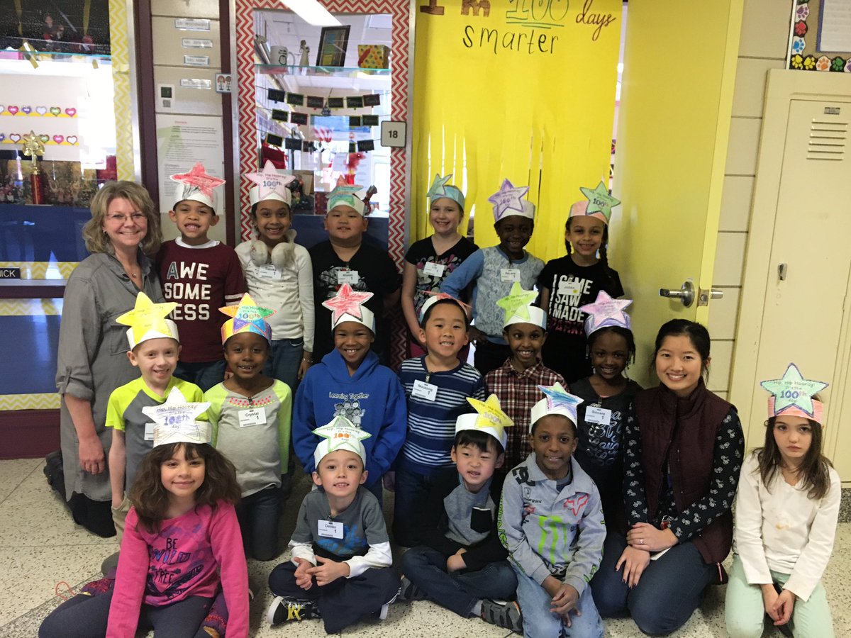 Celebrating the 100th day of 1st grade! #pltweets