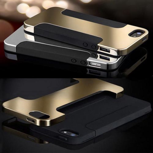 Hybrid Plated PC Soft Silicon Double Layer Case For iPhone 4 4S 5 5S
ebay.com/itm/1123027655…