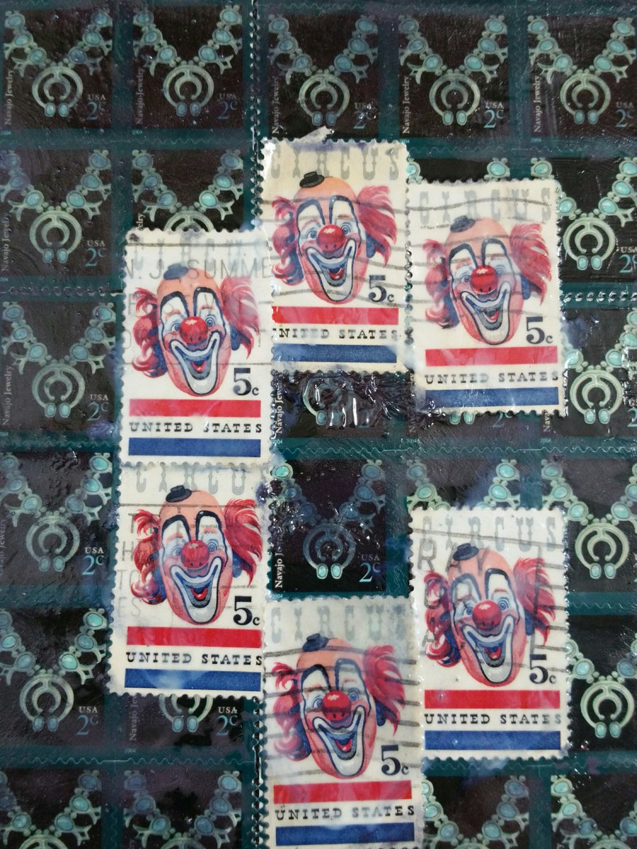 PaulSeftel's tweet photo. @ABFalecbaldwin Check out this Historic Portrait of #Elmo impersonating a president. Our #Posttruth American Circus via decades of US stamps https://t.co/gLgWJB9V7t