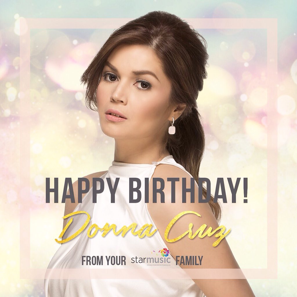 Happy birthday to the Original Multimedia Star, Donna Cruz!!   