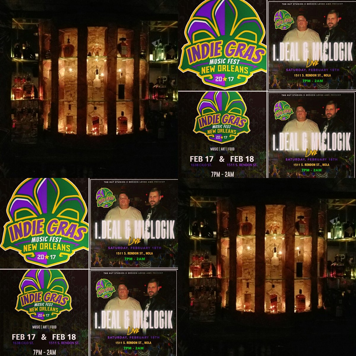 throwemC's tweet photo. #roadtrip #musicfestival #Nola #indiegras #ChiNativeEnt @idealraps &amp; @miclogik #Feb18th #Chicago #hiphop @indiegras https://t.co/yWb0eqaqvn