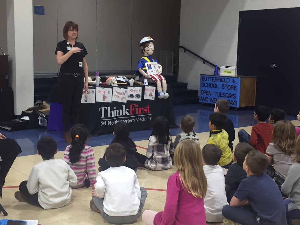erboesso's tweet photo. Shout out to Northwestern Medicine for sponsoring Think First and supplying Butterfield first graders with free helmets!!! https://t.co/2fYEBmyAcR