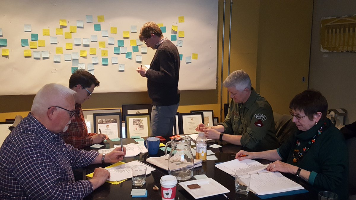 AnyOtherWayTO's tweet photo. #topoli Some of @anyotherwayTO ed team organizing the chapters. All 90+ of them... The collection will be out in May. cc: @coachhousebooks https://t.co/uOpJFw9l8J
