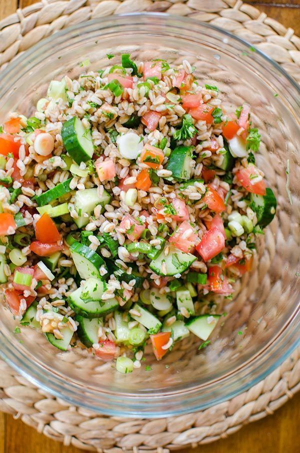 Living_Lou's tweet photo. DELICIOUS #recipe for farro tabbouleh salad - full of fresh + healthy ingredients! https://t.co/ir7o8EZmch #salad #farro https://t.co/UkpwrZFv1x