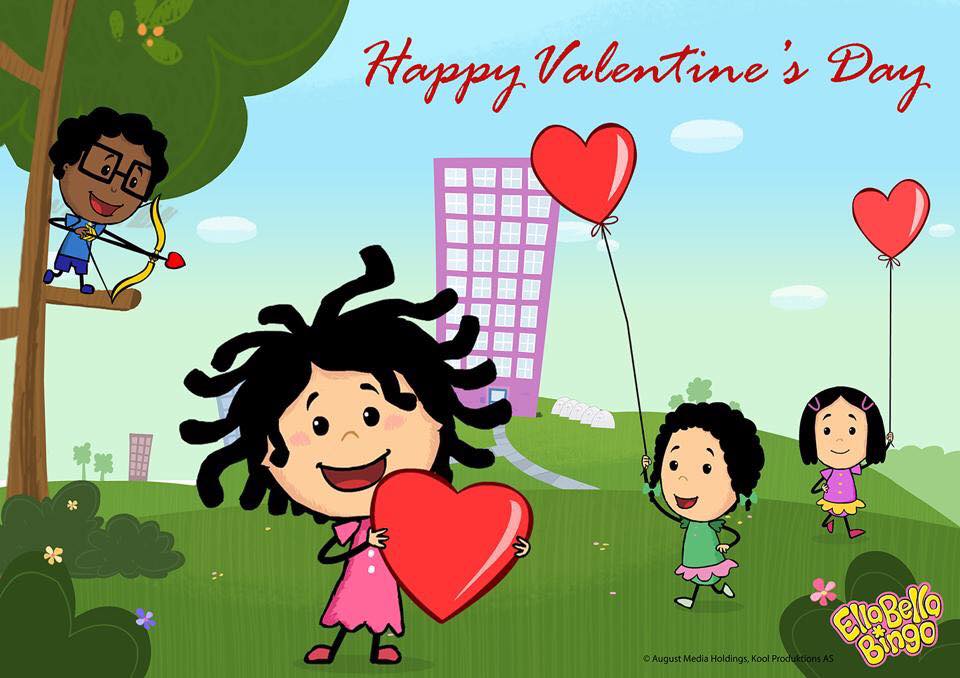 Love is in the air! #HappyValentinesDay from Ella and the gang.