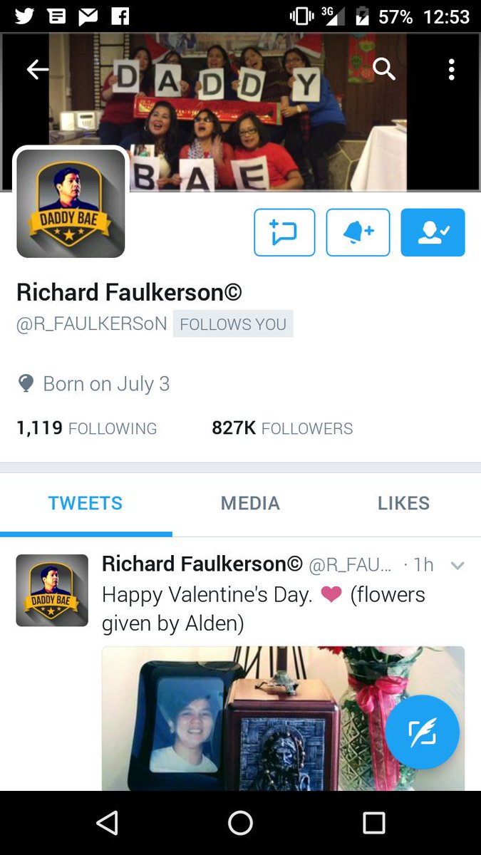 btsph_intl's tweet photo. Ngayun ko lang napansin..OMG! Daddy Bae followed us.. Hemwee 😍

#DTBYFullTrailerOn24Oras 
@officialaldub16 https://t.co/AQQeq4qqG0