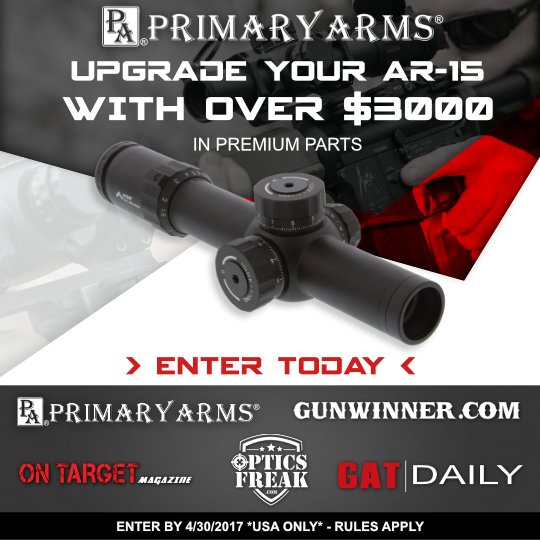 Enter To Win The Primary Arms Upgrade Giveaway! USA ONLY - RULES APPLY - ENTER BY 4/30/2017. Enter For Free Here: eql.us/zzh