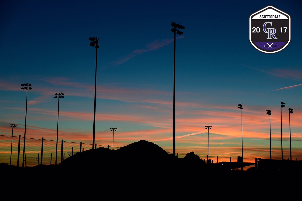 Rockies's tweet photo. Tomorrow it begins.

#RoxSpring ☀️🌵⚾️ https://t.co/99UAbYP65A