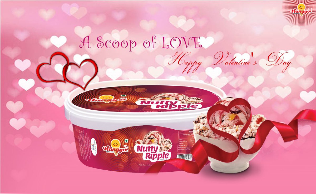 HangyoIceCreams's tweet photo. Celebrate this Valentine with a scoop of 
Love.#shareasmile https://t.co/WC4LIfexZh