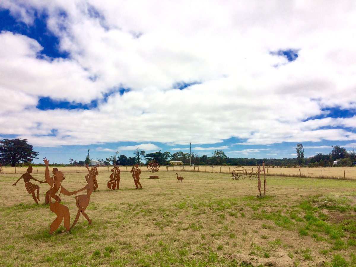 PR_atDMR's tweet photo. Overwrought #sculpture #garden and #gallery installation. Owner David Dawson, originally commissioned by #AustralianGarden https://t.co/LOWHPeDToj