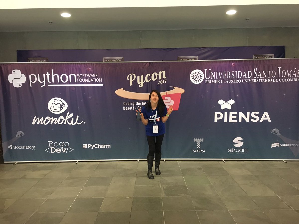 milena_suarezl's tweet image. #PyConCo2017 @pyconcolombia #djangoGirlsBogota