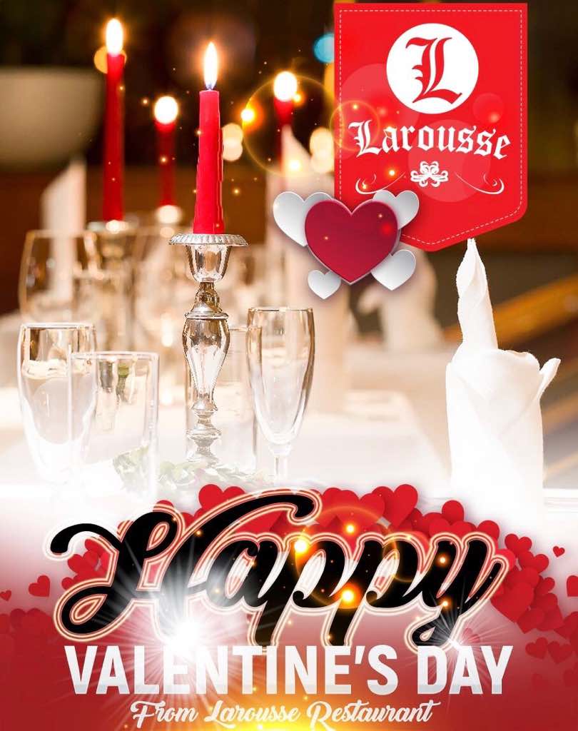 LarousseUganda's tweet photo. Happy #valentines , dine with us @LarousseUganda https://t.co/VYnqneRT0o