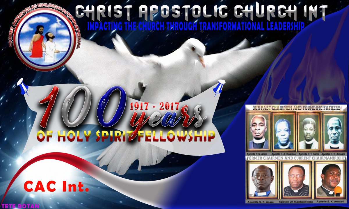tete_botan's tweet photo. Christ Apostolic Church Int. is 100 years old this year.. 100 years of HolySpirit fellowship.. We celebrate with the church..
#CACInt https://t.co/Wkwa19jR4x