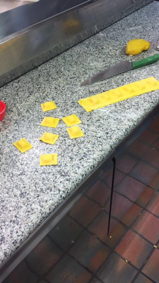 Feeling the 'love' - full on prep going on for tonight's Valentine's special menu.