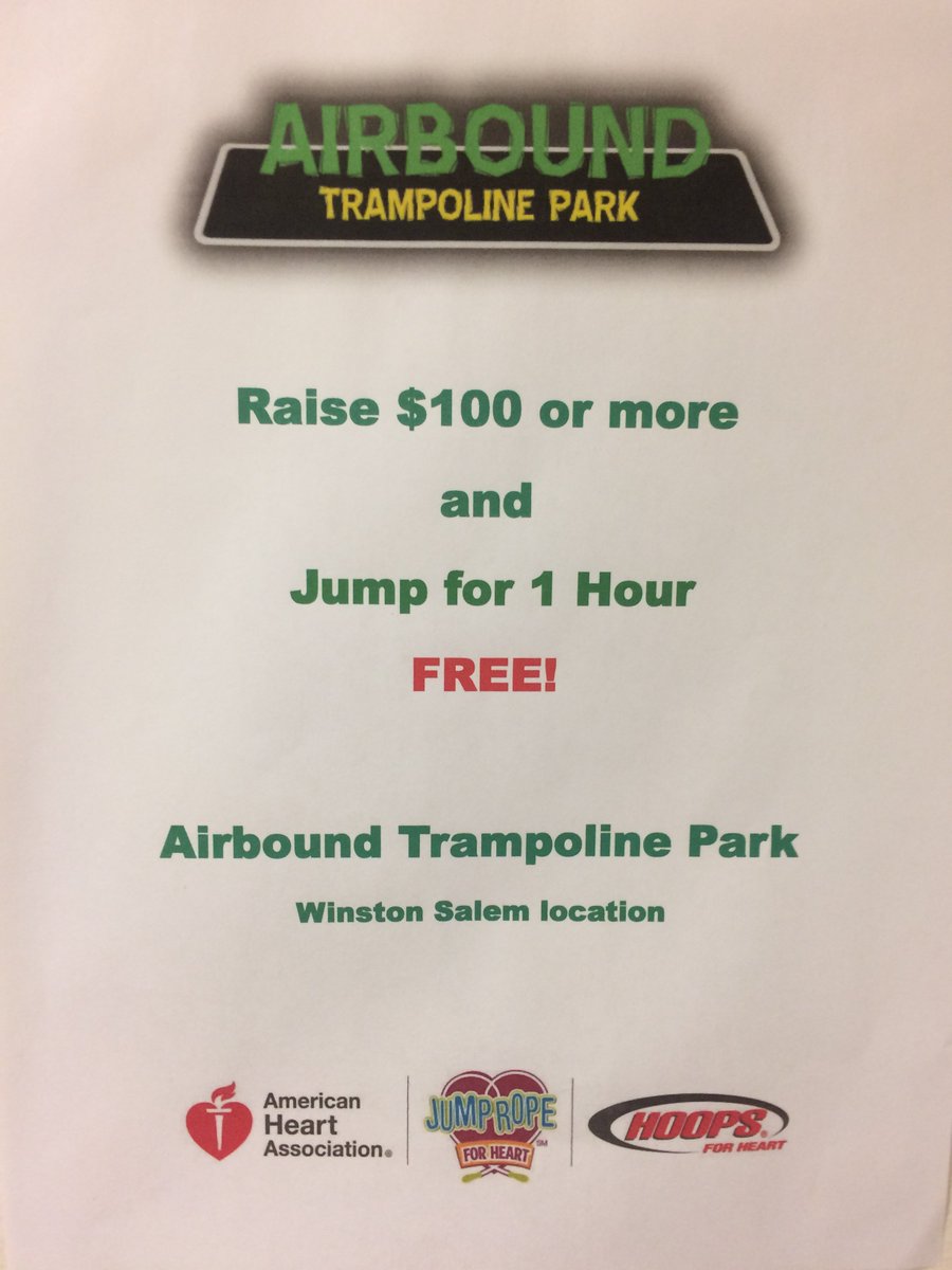 SpeasGlobal's tweet photo. #JumpRopeforHeart raise $100 &amp; get an hour free @AirboundTP  #Speas online donations accepted here: https://t.co/kYdJLTSMD9 https://t.co/1jsFfNHLGm