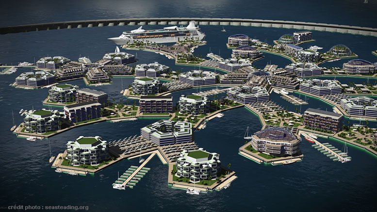 #changemementclimatique &amp; montée des eaux: la #Polynésie en passe d'installer la 1ère ville flottante au monde bit.ly/2lfgHtI