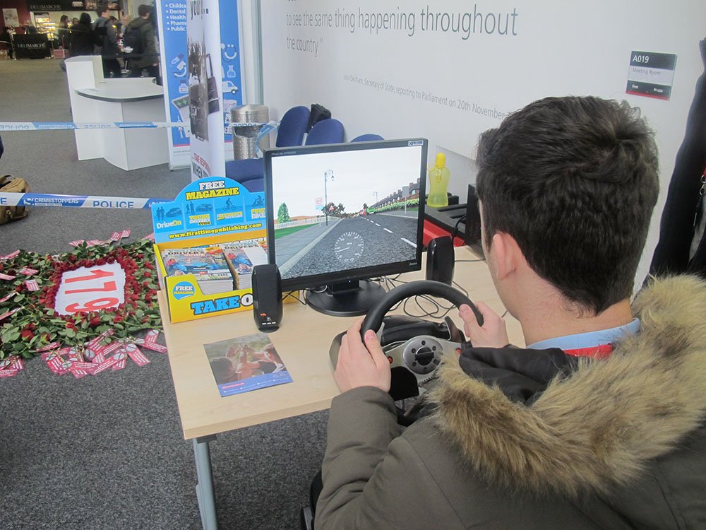 Walsall_College's tweet photo. Students learn about the importance of safe driving thanks to @WalsallCouncil's Road Safety campaign #formygirlfriend #drivesafe #valentines https://t.co/jR7UE3eusy