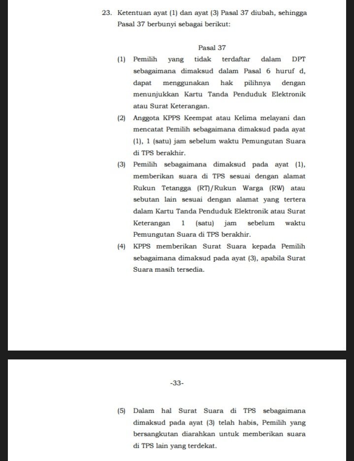 Yang perlu diperhatikan oleh calon pemilih pengguna E-KTP/Suket dr Disdukcapil di Pilkada 2017 menurut PKPU 14/2016