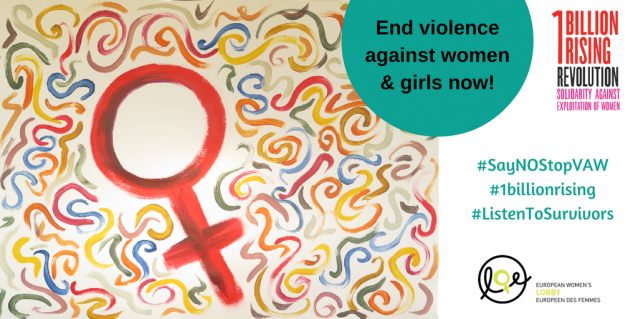 SOStelefon's tweet photo. Danes, 14. 2., širimo sporočila - ne spolnemu izkoriščanju žensk &amp; deklet, pridružite se nam! #1BillionRising #RiseInSolidarity #StopVAW https://t.co/xhrnIDRWpK