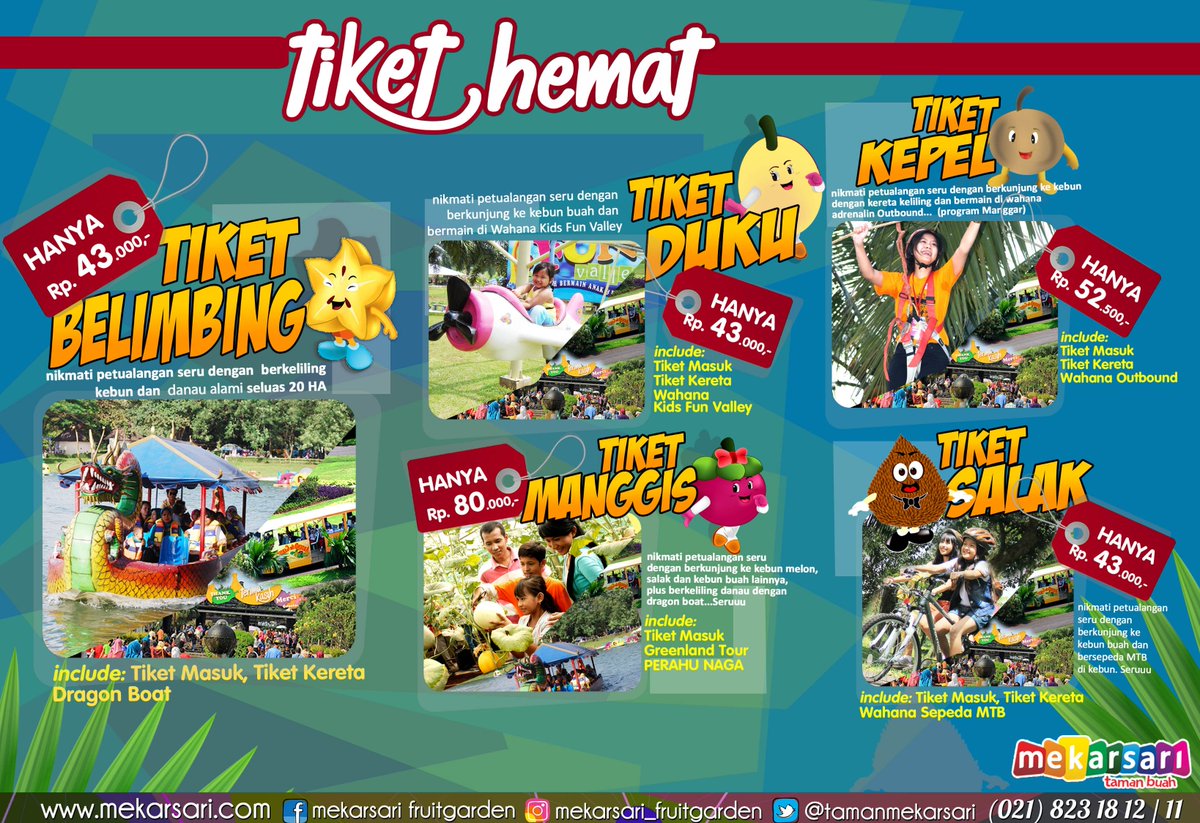 Taman Buah Mekarsari A Twitter Nikmati Tiket Hemat Yang