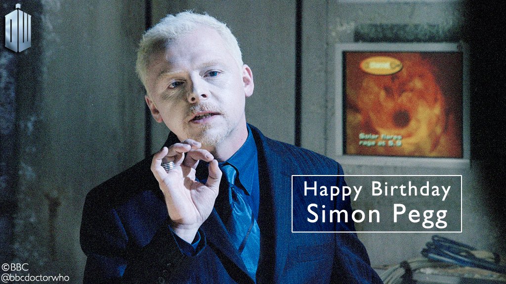 Happy birthday, Simon Pegg - the nefarious Editor in The Long Game!  