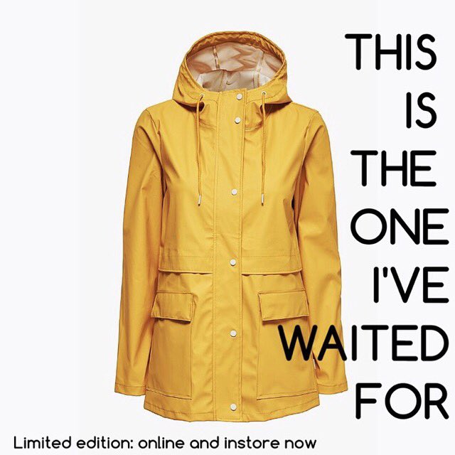 bondfashion's tweet image. INSTORE NOW! 3 COLOURS! YELLOW, DUSKY PINK &amp;amp; DARK GREEN #didsbury #rainmac