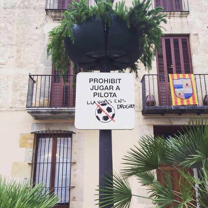 xavieraldekoa's tweet photo. Prohibido jugar a pelota.

-Entonces nos drogamos. https://t.co/qnLPHeTxN5
