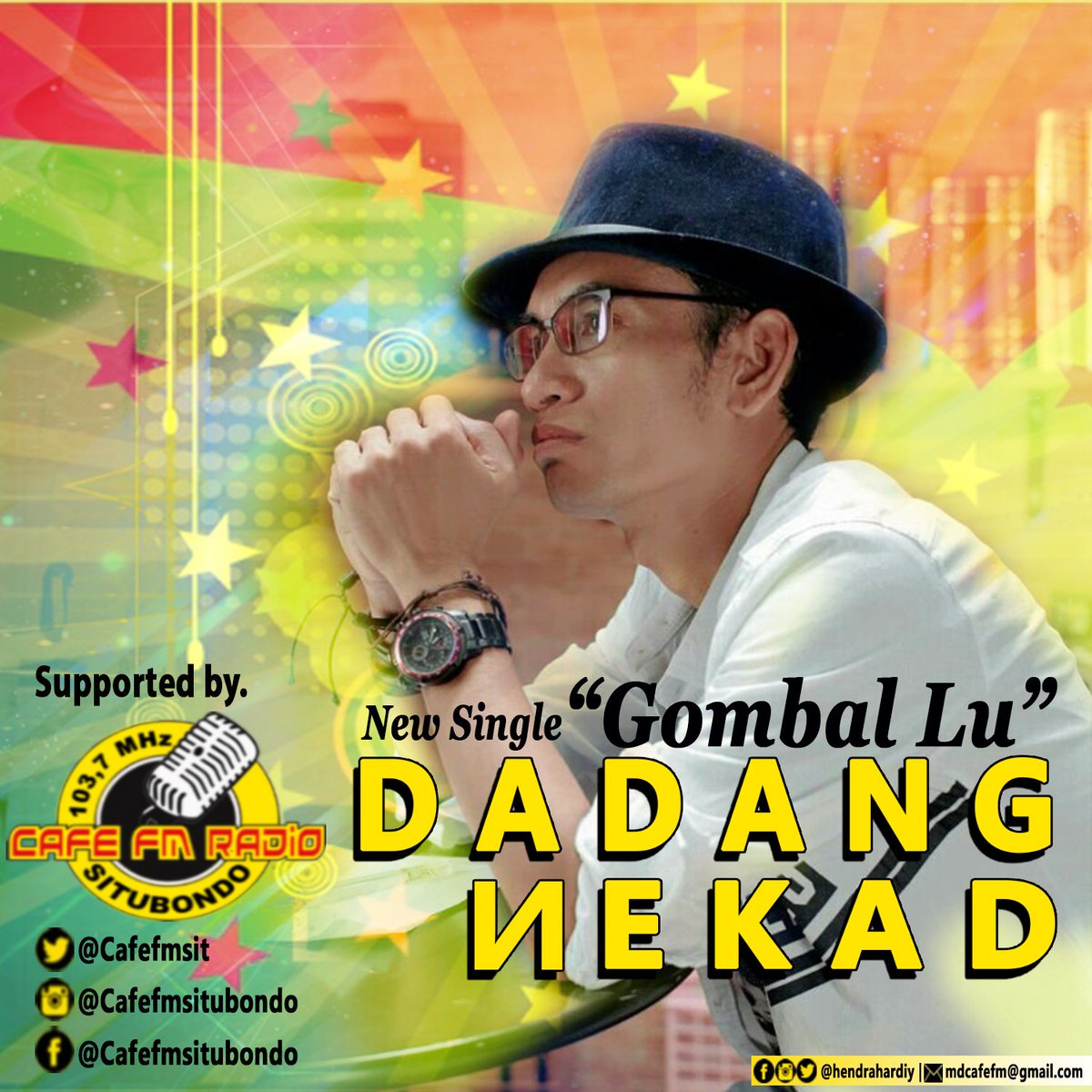 CafeFMSit's tweet photo. #Diputar @DadangNekad #GombalLu #RelasiCafe cc. @ekhothea MD @HendraHardiy #InformasidanmusikAsik https://t.co/wzz0aqwiLi