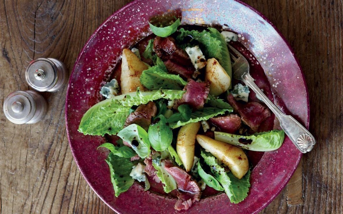 SalterandKing's tweet photo. Another recipe via @TelegraphFood for #MuttonWeek! This time, Mutton, pear and Roquefort salad: https://t.co/d9ddaa8ypa https://t.co/NxKP2BkRz4