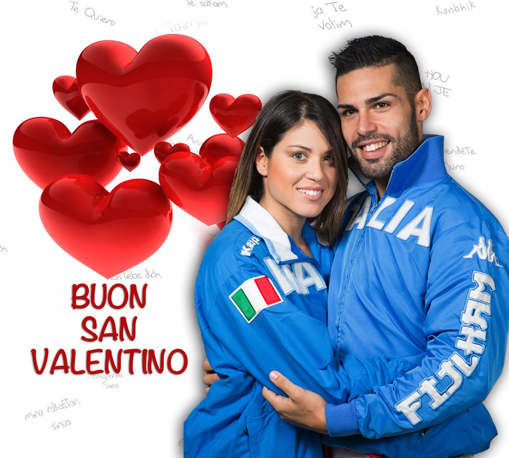 FijlkamOfficial's tweet photo. Buon San Valentino dalla @FijlkamOfficial e da @LuigiBusa e #LauraPasqua 
#SanValentino2017 #fijlkam #karate #FightingFamily https://t.co/mRw6xgBm3Q