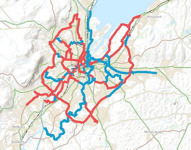 opendatani's tweet photo. More informed consultation from @deptinfra - Draft Bicycle Network 2017 released as open data https://t.co/Vdy8gg6rcK  #opendatani #cycling https://t.co/8tRFROIEPt