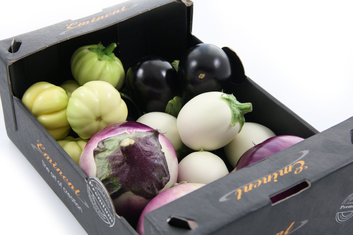 Hij is er weer de AUBERGINEMIX incl Eggxotic #aubergine #eggxotic #eggplant #culinair #gastronomie