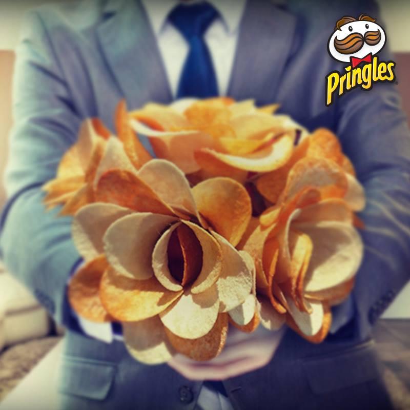 Diglielo con un bouquet... di Pringles! Buon #SanValentino