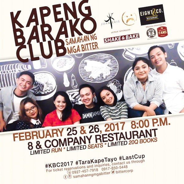 TheaterFansMNL's tweet photo. Kapeng Barako Club: Samahan ng mga Bitter Returns for Final Run- https://t.co/jcMPXLtkgm https://t.co/Fr19l3tfRd