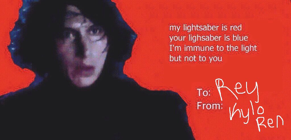 😑 Ben you may feel like a poet but you sound like an idiot
#Valentines #KyloRen #reylo #TheForceAwakens