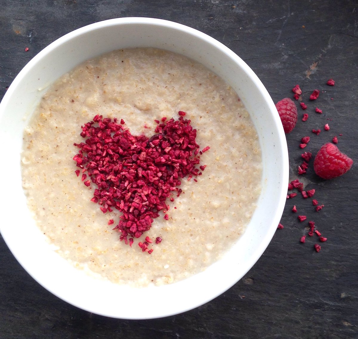 frances_quinn's tweet photo. No denying I ❤porridge #happyvalentinesday Xx https://t.co/MIiQ9vcpSB