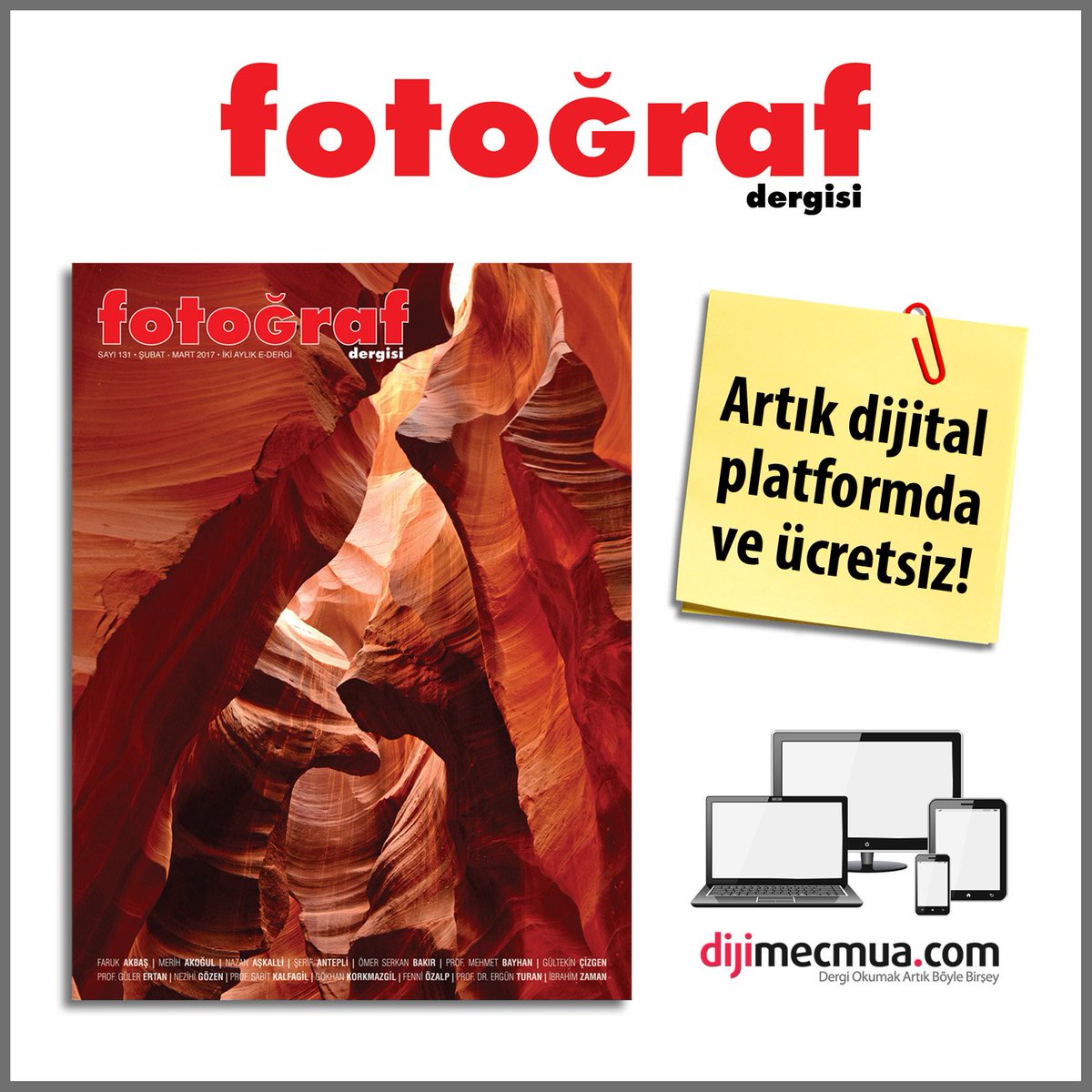Fotoğraf Dergisi artık dijital platformda ve ücretsiz! Hemen okumak için... dijimecmua.com/fotograf-dergi…