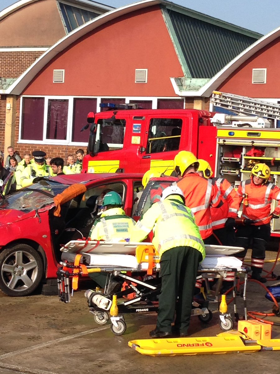 prcmotorvehicle's tweet photo. Doors off and paramedics attending to the passenger. #formygirlfriend #prc https://t.co/ezKrCT67UC
