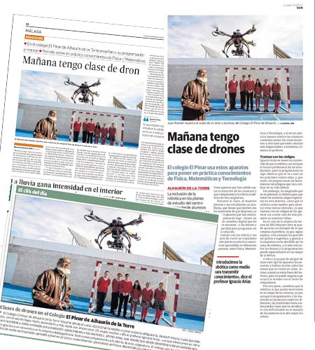 malagadronetech's tweet photo. Este fin de semana @malagadronetech apareció en la edición en papel de @DiarioSUR, @opiniondemalaga y @malagahoy_es https://t.co/m24TLIZvj0