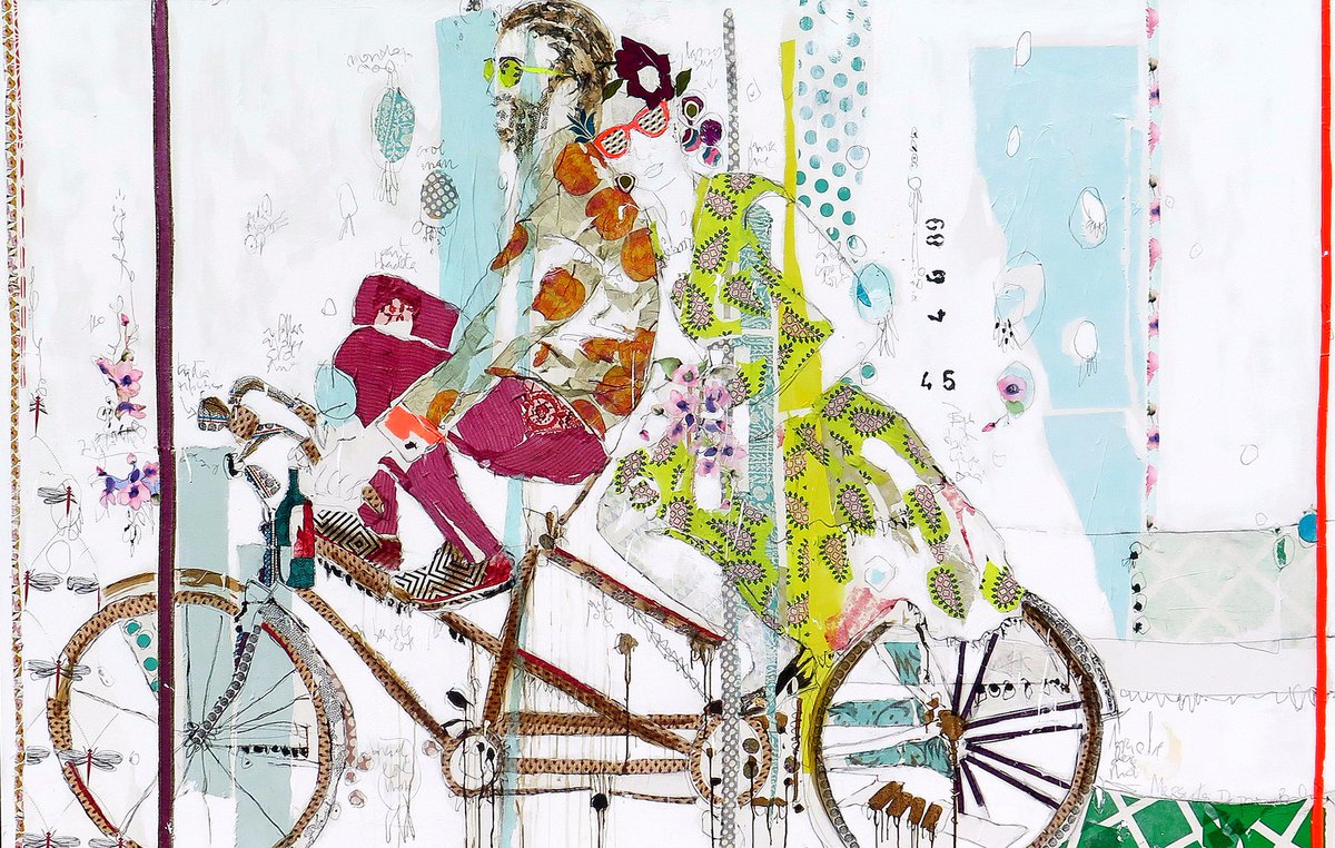 Mersuka Dopazo, Just Married
Solo show opens @ 262 Mott Street on March 1
bit.ly/2kFqV3v #collage #fabric #rebeccahossackart #paper