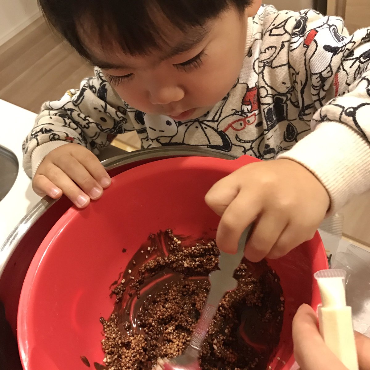 門脇舞以 ちなみに 現実世界のチョコは息子に作っていただきました 門脇舞以 ちなみに 現実世界のチョコは息子に作っていただきました
