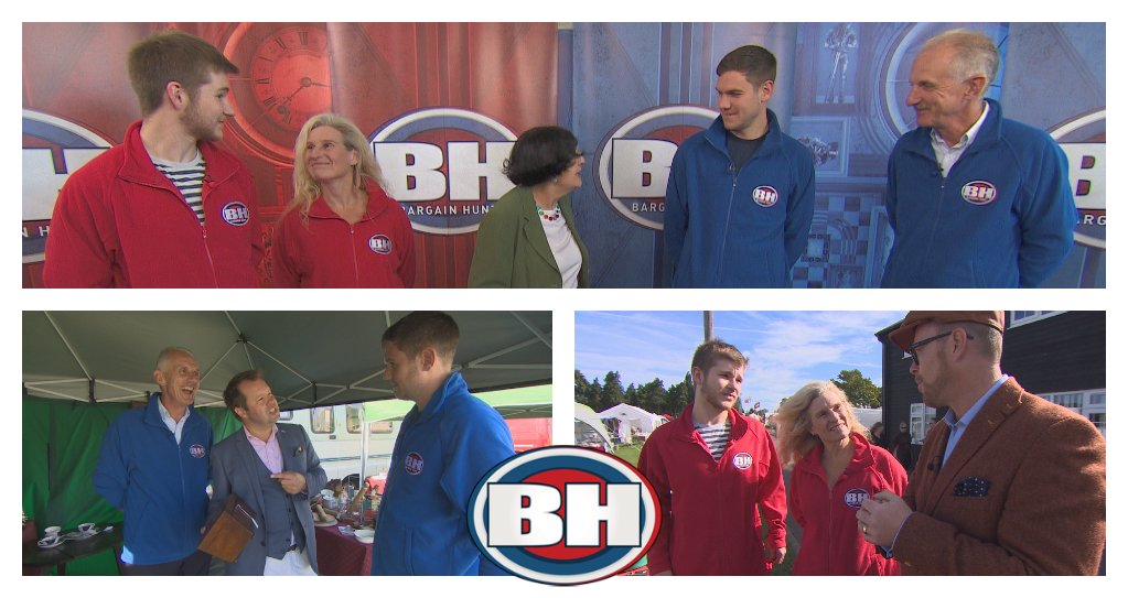 BBCBargainHunt's tweet image. In the race to become today's winners, we have @JohnBoyCameron &amp;amp; @PlantThomas guiding our teams @OswestryShow 

Join us at 12.15 on BBC 1!