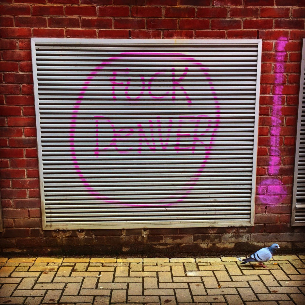 Why_U_Reading's tweet image. FUCK DENVER 
Brown Lane, S1

#streetwords #sheffield #graffiti #type #typebrut